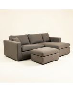 Enyart 134 '' Wide Reversible Modular Sofa & Chaise With Ottoman (synthetic illustration; no displayed measurements)