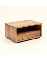 Egbert Solid Wood Coffee Table With Storage (synthetic illustration; no displayed measurements)