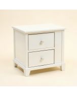 Dessouses 2 - Drawer Nightstand In White (synthetic illustration; no displayed measurements)