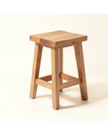 Wardner Solid Wood Bar & Counter Stool (synthetic illustration; no displayed measurements)