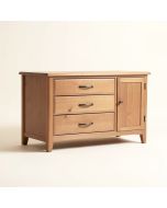 Union City 57 '' Wide 3 Drawer Buffet Table (synthetic illustration; no displayed measurements)