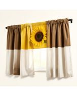 Sunflower 54 '' Window Valance (synthetic illustration; no displayed measurements)