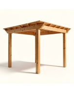 Breeze 16 Ft. W X 10 Ft. D Solid Wood Pergola (synthetic illustration; no displayed measurements)