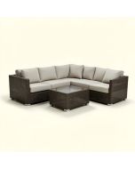 Espindola Outdoor 5 Piece Sofa Seating Group With Cushions (synthetic illustration; no displayed measurements)