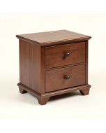 Arruda 2 - Drawer Solid Wood Nightstand In Brown (synthetic illustration; no displayed measurements)