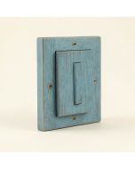 Rustic 1-Gang Toggle Light Switch Wall Plate (synthetic illustration; no displayed measurements)
