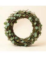 Drop Eucalyptus 24 '' Twig Wreath (synthetic illustration; no displayed measurements)