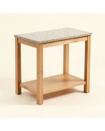 Lombard Kitchen Cart Granite Top (synthetic illustration; no displayed measurements)