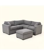 Hager 119 '' Wide Chenille Right Hand Facing Sectional With Ottoman (synthetic illustration; no displayed measurements)