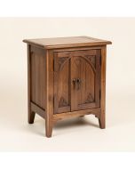 Gothic Sanctuary End Table With Storage (synthetic illustration; no displayed measurements)