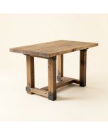 Colyer Reclaimed Industrial Dining Table (synthetic illustration; no displayed measurements)
